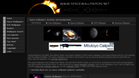 What Spacewallpapers.net website looked like in 2015 (9 years ago)