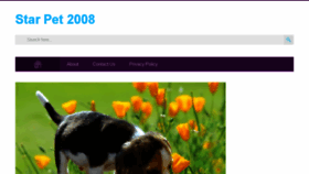 What Starpet2008.com website looked like in 2015 (8 years ago)