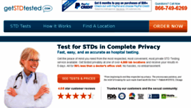 What Stdtesting.com website looked like in 2015 (9 years ago)