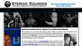 What Steroidsources.com website looked like in 2015 (9 years ago)