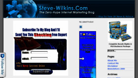 What Steve-wilkins.com website looked like in 2015 (8 years ago)