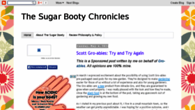 What Sugarbootychronicles.com website looked like in 2015 (9 years ago)