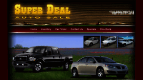 What Superdealautosale.com website looked like in 2015 (8 years ago)