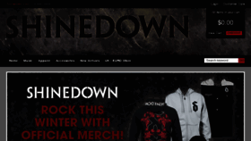 What Store.shinedown.com website looked like in 2015 (9 years ago)
