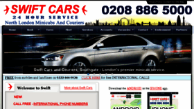 What Swiftairportcars.co.uk website looked like in 2015 (8 years ago)