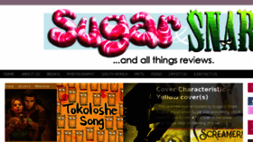 What Sugarandsnark.co.za website looked like in 2015 (9 years ago)