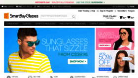 What Smartbuyglasses.ca website looked like in 2015 (9 years ago)