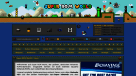 What Superromworld.de website looked like in 2015 (9 years ago)