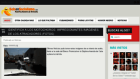 What Soloensocialismo.com website looked like in 2015 (8 years ago)