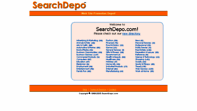 What Searchdepo.com website looked like in 2015 (9 years ago)