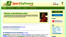 What Sportsoftware.biz website looked like in 2015 (9 years ago)