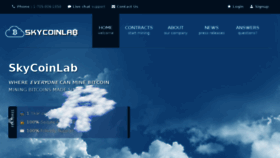What Skycoinlab.com website looked like in 2015 (9 years ago)