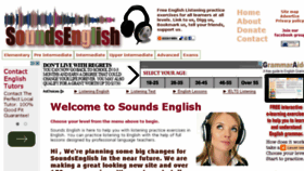 What Soundsenglish.com website looked like in 2015 (8 years ago)