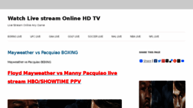 What Sportslivehdtv.com website looked like in 2015 (8 years ago)