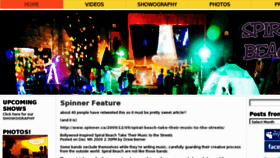 What Spiralbeach.com website looked like in 2015 (9 years ago)