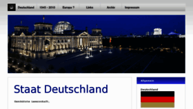What Staat-deutschland.de website looked like in 2011 (13 years ago)