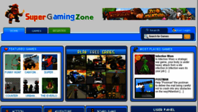 What Supergamingzone.com website looked like in 2015 (8 years ago)