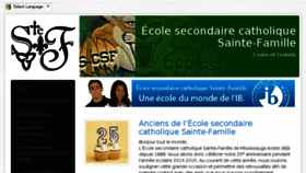 What Ste-famille.com website looked like in 2015 (9 years ago)