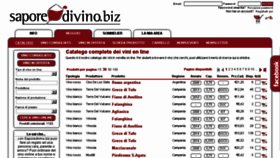 What Saporedivino.biz website looked like in 2015 (8 years ago)