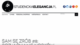 What Studenckaelegancja.pl website looked like in 2015 (10 years ago)