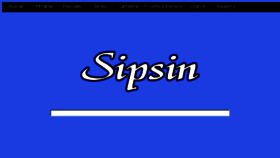 What Sipsin.com website looked like in 2015 (9 years ago)