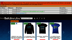 What Shirtandtshirt.net website looked like in 2015 (8 years ago)