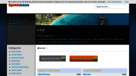 What Spielebase.de website looked like in 2015 (8 years ago)