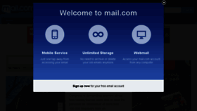 What Shop.mail.com website looked like in 2015 (9 years ago)
