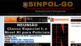 What Sinpolgo.org.br website looked like in 2015 (8 years ago)