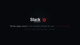 What Stack.systems website looked like in 2015 (8 years ago)