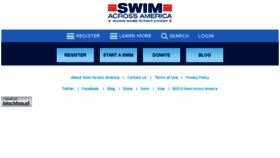 What Swimacrossamerica.org website looked like in 2015 (8 years ago)