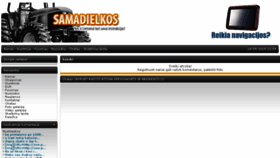 What Samadielkos.lt website looked like in 2015 (8 years ago)