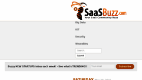 What Saasbuzz.com website looked like in 2015 (8 years ago)