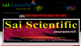 What Saiscientific.co.in website looked like in 2015 (8 years ago)