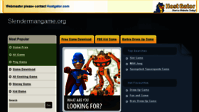 What Slendermangame.org website looked like in 2015 (8 years ago)