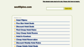 What Seofilipino.com website looked like in 2015 (9 years ago)