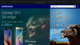 What Samsung.pt website looked like in 2015 (8 years ago)