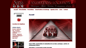 What Sono-odm.be website looked like in 2015 (8 years ago)