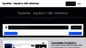 What Symlink.in website looked like in 2015 (8 years ago)
