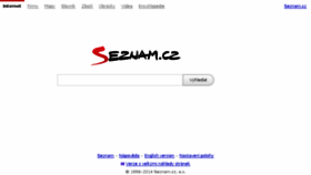 What Search.seznam.cz website looked like in 2015 (8 years ago)