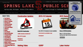 What Springlakeschools.org website looked like in 2015 (8 years ago)