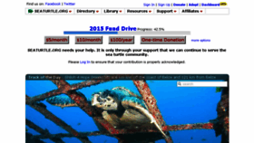 What Seaturtle.org website looked like in 2015 (8 years ago)