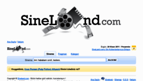 What Sineland.com website looked like in 2011 (13 years ago)