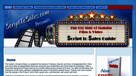 What Scripttosales.com website looked like in 2015 (8 years ago)