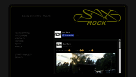 What Saxrock.cz website looked like in 2015 (8 years ago)
