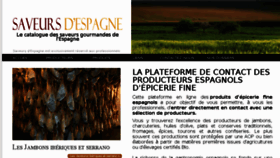 What Saveurs-espagne.fr website looked like in 2015 (8 years ago)