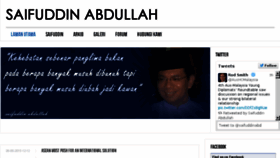 What Saifuddinabdullah.com.my website looked like in 2015 (8 years ago)
