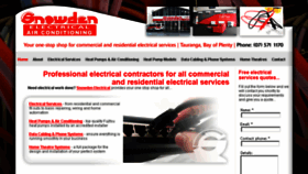 What Snowdenelectrical.co.nz website looked like in 2015 (8 years ago)