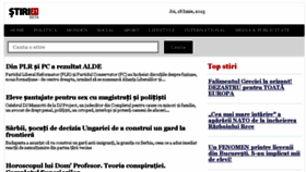 What Stiri21.ro website looked like in 2015 (8 years ago)