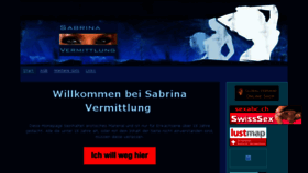 What Sabrina-vermittlung.com website looked like in 2015 (8 years ago)